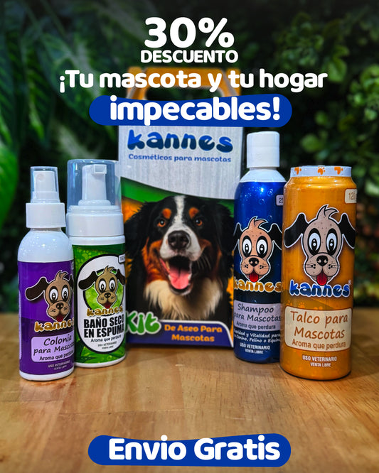 KIT DE ASEO PERROS x4